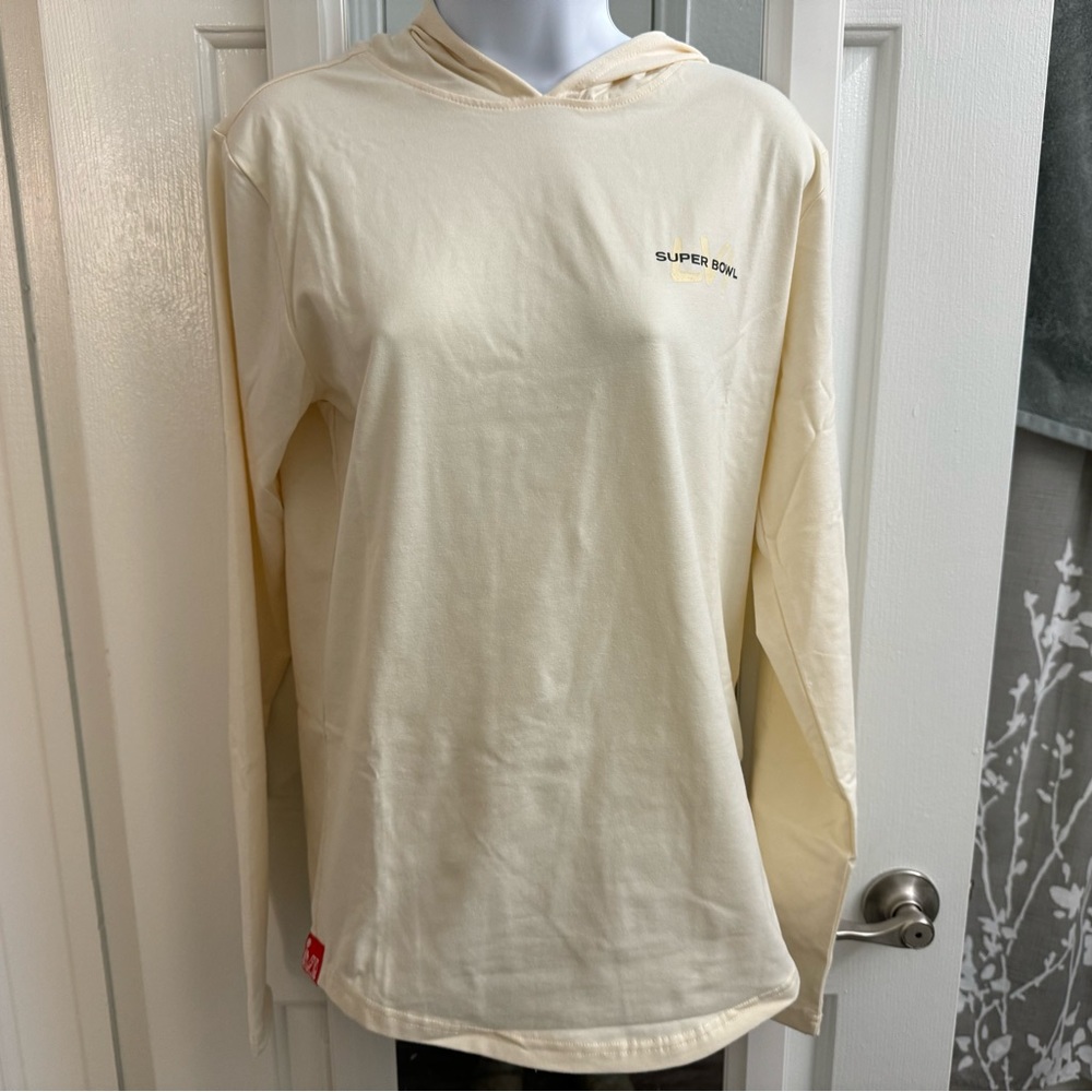 NEW NFL Super Bowl LVI Los Angeles Long Sleeve Hooded Shirt Top